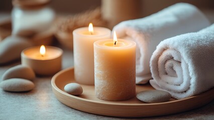 Relaxation and wellness spa experience tranquil setting photography indoor environment close-up view serenity concept