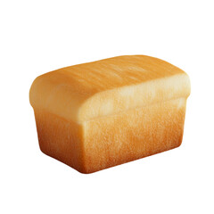 Golden Crust Loaf of Bread: Bakery Product Image