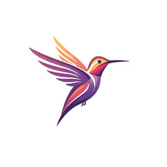 Obraz premium Colorful Hummingbird in Flight