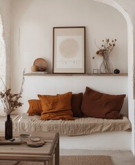 Cozy Neutral Living Space