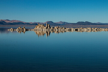 Momo Lake, California USA. Mono Lake Tufa State Natural Reserve