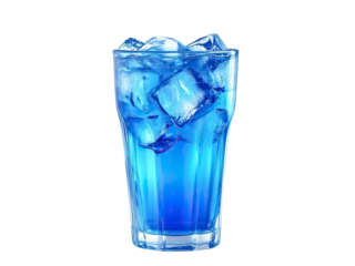 icy blue sports drink