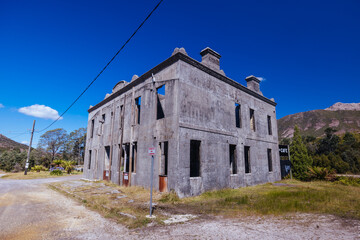Ruins of the Old Royal Hotel in Tasmania Australia