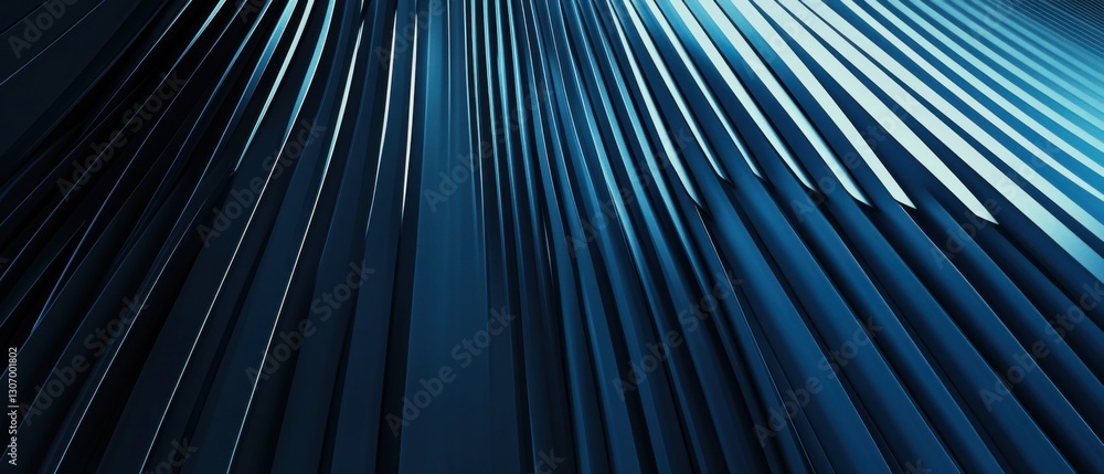 Poster abstract dark blue background with geometric lines and light, creating a modern and futuristic desig