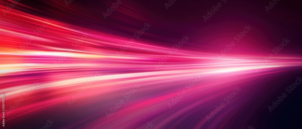 Aufkleber abstract pink light trails background with motion blur effect, creating a dynamic and energetic back