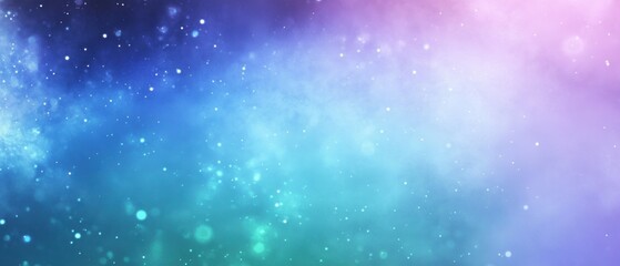 Fototapeta premium Dreamy cosmic background with sparkling stars in pastel blue, pink, and purple hues Concept of fantasy, galaxy, and ethereal beauty