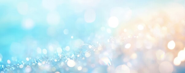 Obraz premium Soft Blue and Orange Bokeh