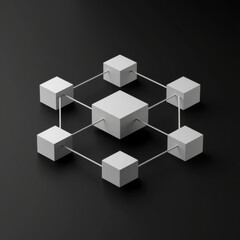 Obraz premium Minimalist Photorealistic White Object with Soft Shadows and Clean Lines