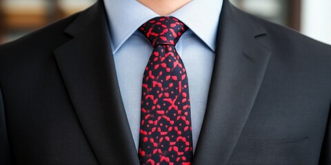 Close-up shot of man&rsquo;s formal business attire