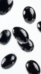 Floating Black Olives Detail