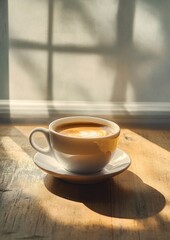 Obraz premium Delicious Coffee Cup for Morning Energy