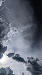 Storm cloud's in the sky