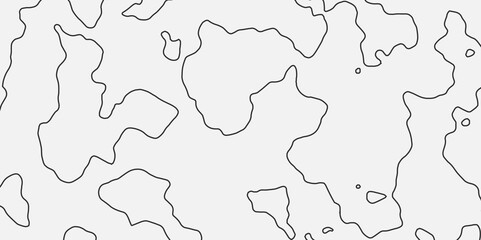 Abstract topography with contour map waves paper topo relief line map mountain background. Curved line topo seamless topography ornament design. Vector background.