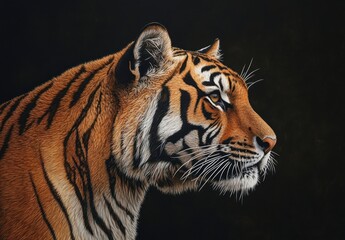 Fototapeta premium Majestic Tiger Portrait