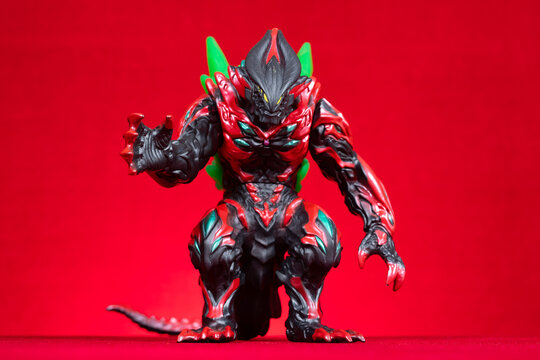 ZHONGSHAN GUANGDONG China-February 9 2025:Belial on a red background at horizontal composition.