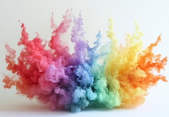 Colorful Smoke Explosion