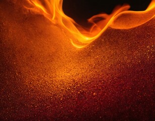 close up of fire flames