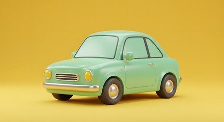 Obraz premium blue toy car