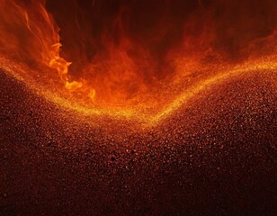 close up of fire flames