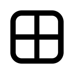 abstract Layout Shape line icon 
