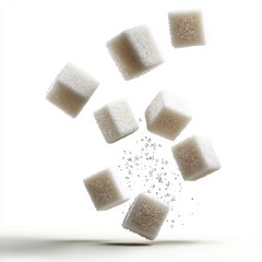 Sugar Cubes Falling Down