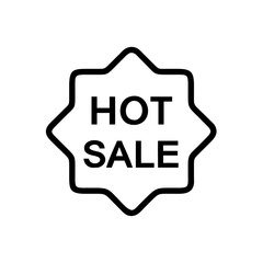 Hot Sale Icon Vector Illustration