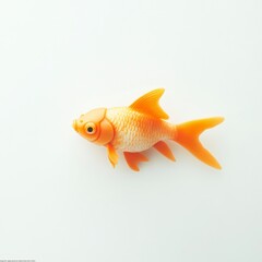 Playful Orange Goldfish