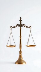 Fairness Scales White Background