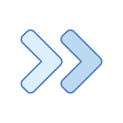 Right Arrow stock illustration