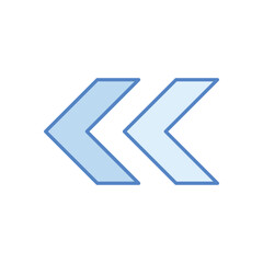 Left Arrow stock illustration