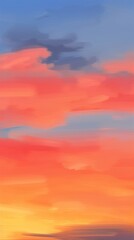 Obraz premium Sunset backgrounds outdoors nature.