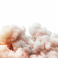 A soft, pastel-colored cloud formation fills the image, creating a dreamy and ethereal atmosphere.