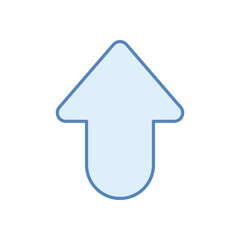 Up Arrow stock illustration