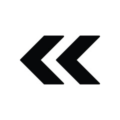 Left Arrow stock illustration