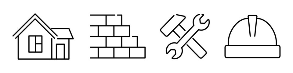 construction icon. construction icon set