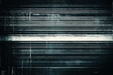 Vintage horizontal scanlines with vignette border retro CC tv video white noise or signal error background texture overlay grungy distressed dystopia core horror film backdrop