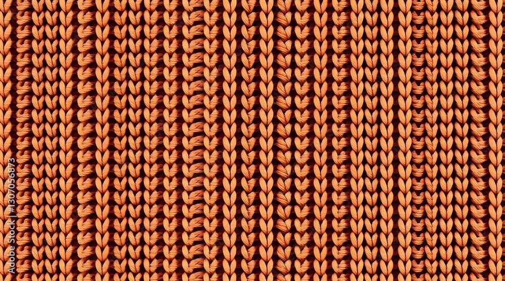 Poster knitted texture: a close-up shot showcases the intricate details of a knitted texture, revealing the