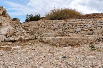Ancient Stone Steps Leading to Historic Ruins