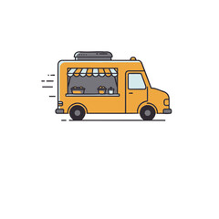Food truck logo design