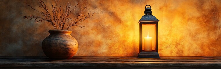 Warm Lantern and Traditional Decor for Cozy and Inviting Spaces