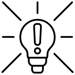 Light Pollution Outline Icon