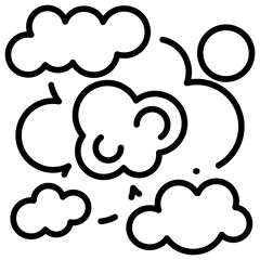 Smog Outline Icon