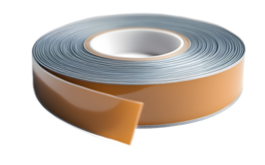 A roll of medical adhesive tape, isolated on a empty plain background