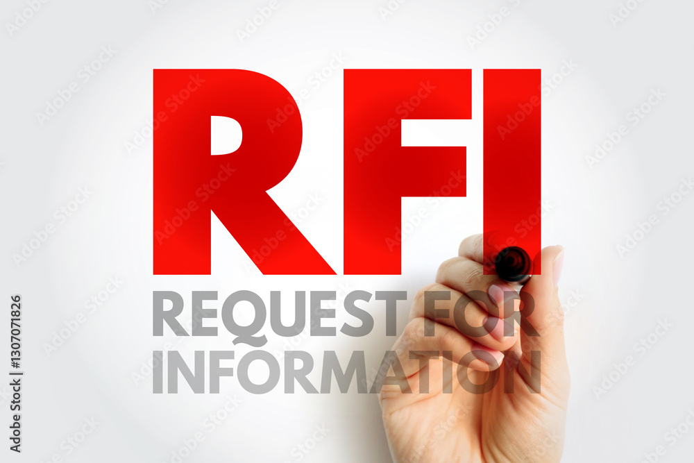 Poster rfi request for information - common business process whose purpose is to collect written informatio