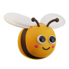 3D Cute Flying Bee