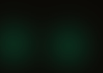 Black and dark green smooth gradient abstract background image,Dark tone.Science or technology display concept. Metal or metallic color. spotlight in room or studio.Graphic illustration.