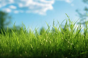 Fototapeta premium Grass background backgrounds outdoors nature.