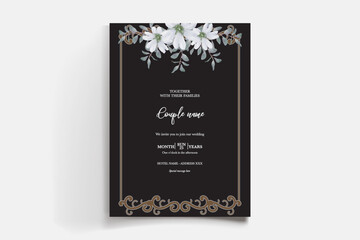 BRIDAL SHOWER FLORAL INVITATION TEMPLATE