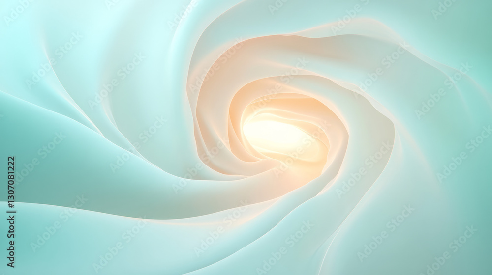 Poster a dynamic futuristic rendering where nature-inspired organic forms blend seamlessly with streams of