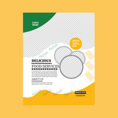 Restaurant Flyer Template 50% Off! Easy to Customize